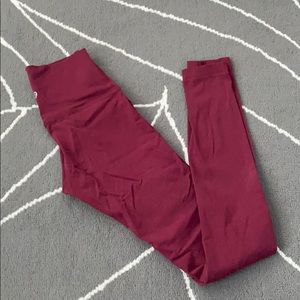Lululemon wonder under leggings size 2